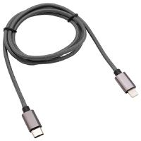 купить Кабель Type-C-Lightning 1м графит  в Тольятти Кабель Type-C-Lightning 1м графит