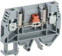 купить Зажим клеммный DIN-рейка 6мм2 7А серый IEK измерительная в Тольятти Зажим клеммный DIN-рейка 6мм2 7А серый IEK измерительная