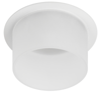 купить Светильник точечный GU5.3 круг белый встраиваемый  в Тольятти Светильник точечный GU5.3 круг белый встраиваемый