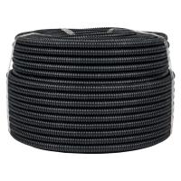 Труба гофра 16мм ПНД легкая 100м EKF черный