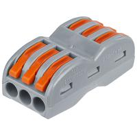 купить Клемма 6*4,0мм2 с рычажком серый Navigator 50шт проходная в Тольятти Клемма 6*4,0мм2 с рычажком серый Navigator 50шт проходная