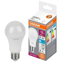 купить Лампа светодиодная 220В Е27 12Вт 6500К 960лм стандарт A60 матовая Osram LED Value в Тольятти Лампа светодиодная 220В Е27 12Вт 6500К 960лм стандарт A60 матовая Osram LED Value