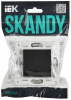 купить SKANDY Выключ. 1-кл. кнопоч. 10А SK-V14Bl черн. IEK в Тольятти SKANDY Выключ. 1-кл. кнопоч. 10А SK-V14Bl черн. IEK