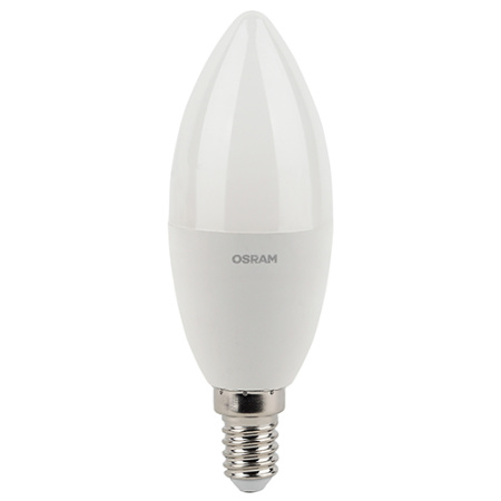 купить Лампа свеча свд Е14 7Вт 2700К матовый Osram комплект 5шт в Тольятти Лампа свеча свд Е14 7Вт 2700К матовый Osram комплект 5шт
