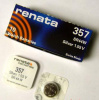 купить Батарейка дисковая G13 (357, LR1154, LR44) BL1 Renata  в Тольятти Батарейка дисковая G13 (357, LR1154, LR44) BL1 Renata