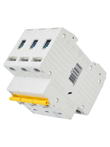 Автомат 3Р 50А C 6кА ВА47-60М IEK 