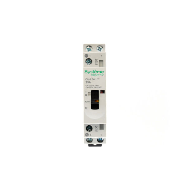 Контактор модульный 25А 220В 2НО 1мод City9 Set Systeme Electric
