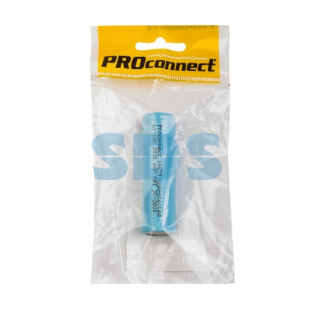 купить Аккумулятор 18650 2000mAh 3,7В штучно Proconnect в Тольятти Аккумулятор 18650 2000mAh 3,7В штучно Proconnect