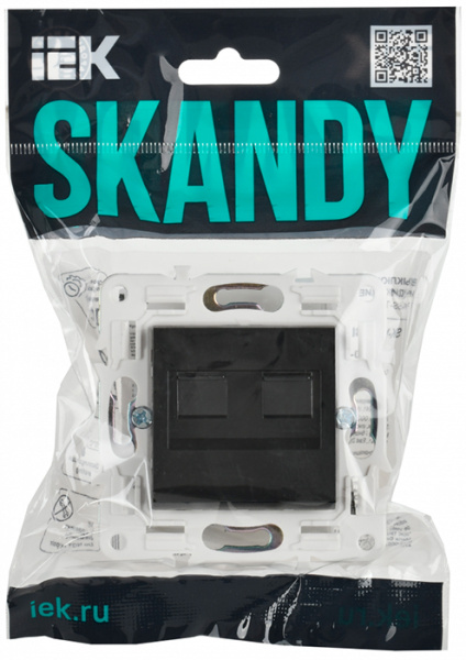 купить SKANDY Роз. комп. 2-ая RJ45 кат.5E SK-K03Bl черн. IEK в Тольятти SKANDY Роз. комп. 2-ая RJ45 кат.5E SK-K03Bl черн. IEK