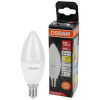 купить Лампа свеча свд Е14 12Вт 3000К 960лм B39 матовая Osram LED Value black в Тольятти Лампа свеча свд Е14 12Вт 3000К 960лм B39 матовая Osram LED Value black