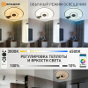 купить Светильник настенно-потолочный свд 80Вт RGB круг белый/хром  пульт ДУ Estares музыкальная, API в Тольятти Светильник настенно-потолочный свд 80Вт RGB круг белый/хром  пульт ДУ Estares музыкальная, API