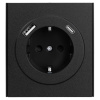 купить MIELE STRONG Розетка 1-ая с/з с/у з/ш 16А с USB A+C быстрой зарядки 5В/3А антрацит KRANZ в Тольятти MIELE STRONG Розетка 1-ая с/з с/у з/ш 16А с USB A+C быстрой зарядки 5В/3А антрацит KRANZ