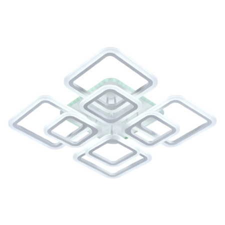 купить Светильник потолочный (люстра) свд 150Вт 3000-6500К 11250лм белый пульт диммер подсветка RGB в Тольятти Светильник потолочный (люстра) свд 150Вт 3000-6500К 11250лм белый пульт диммер подсветка RGB