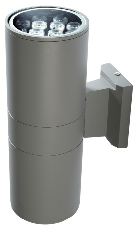 купить Светильник настенный свд 24Вт 6500К 2160лм IP65 серый металл в Тольятти Светильник настенный свд 24Вт 6500К 2160лм IP65 серый металл