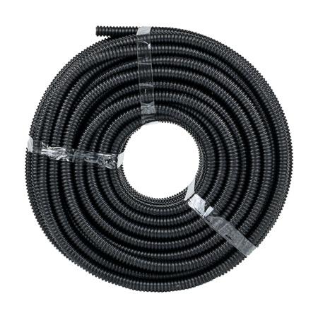 купить Труба гофра 16мм ПНД легкая 100м EKF черный в Тольятти Труба гофра 16мм ПНД легкая 100м EKF черный