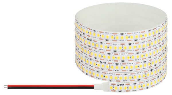 Лента свд 12В 19,2Вт/м 240свд/м 3000К 1600лм/м 2835 IP20 ЭРА
