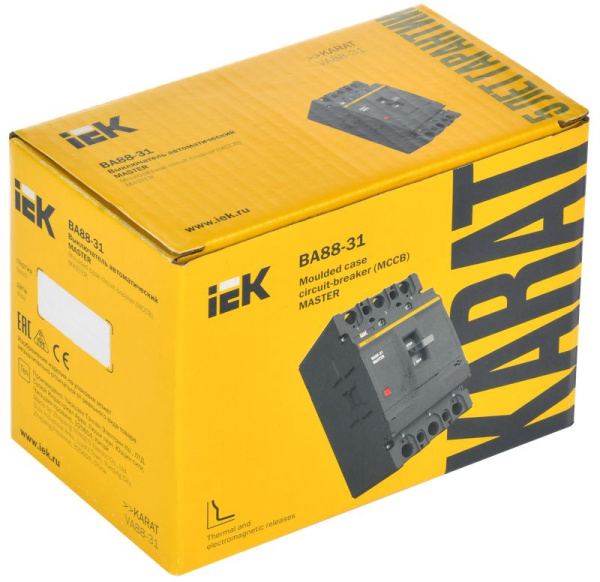 купить Автомат 3Р 32А 25кА ВА88-31 MASTER IEK  в Тольятти Автомат 3Р 32А 25кА ВА88-31 MASTER IEK