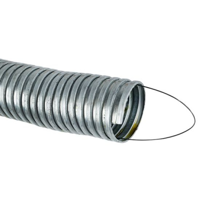 купить Металлорукав 50мм сталь IP00 Р3-ЦХ с протяжкой EKF 15м в Тольятти Металлорукав 50мм сталь IP00 Р3-ЦХ с протяжкой EKF 15м