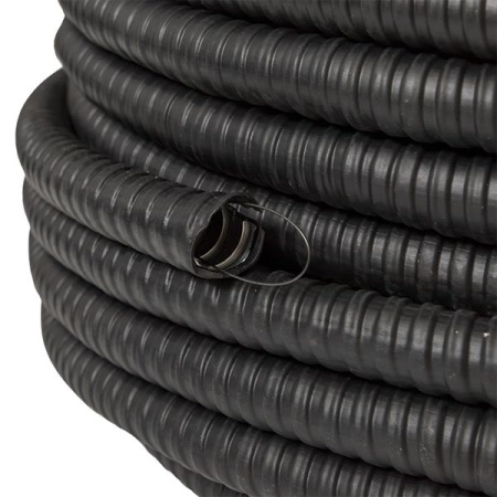 купить Металлорукав 15мм ПВХ IP65 PЗ-ЦП-НГ с протяжкой EKF 50м в Тольятти Металлорукав 15мм ПВХ IP65 PЗ-ЦП-НГ с протяжкой EKF 50м