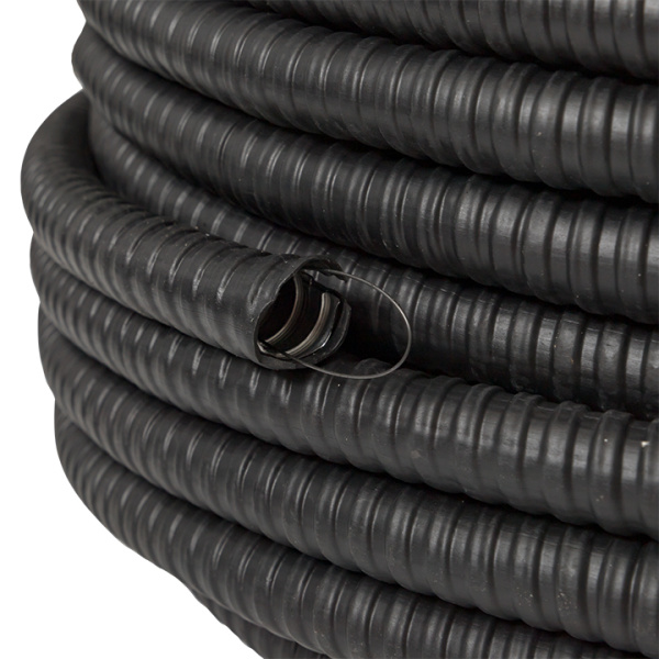 купить Металлорукав 15мм ПВХ IP65 PЗ-ЦП-НГ с протяжкой EKF 50м в Тольятти Металлорукав 15мм ПВХ IP65 PЗ-ЦП-НГ с протяжкой EKF 50м