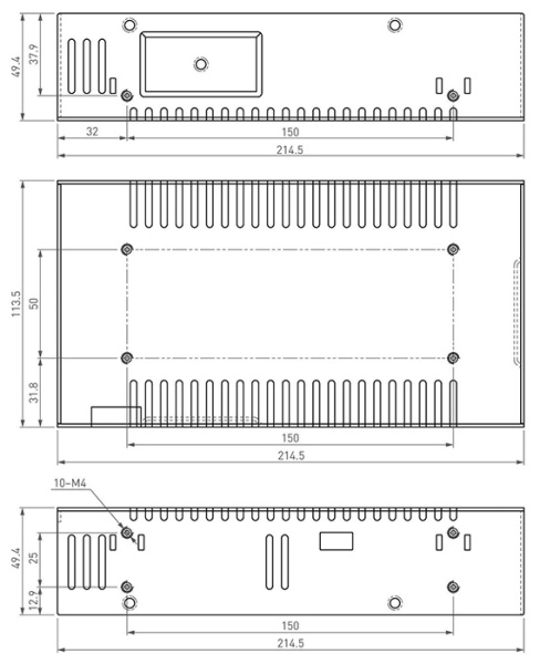 Блок питания 24В 350Вт IP20 Arlight 