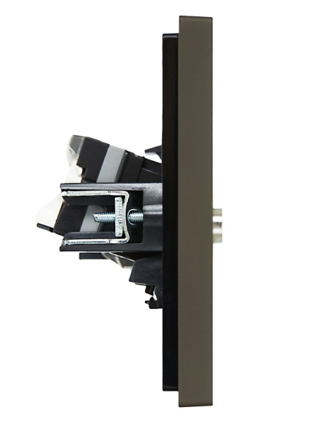 купить Фортепиано серый механизм RJ45+TV скрытая 2-ая  в Тольятти Фортепиано серый механизм RJ45+TV скрытая 2-ая