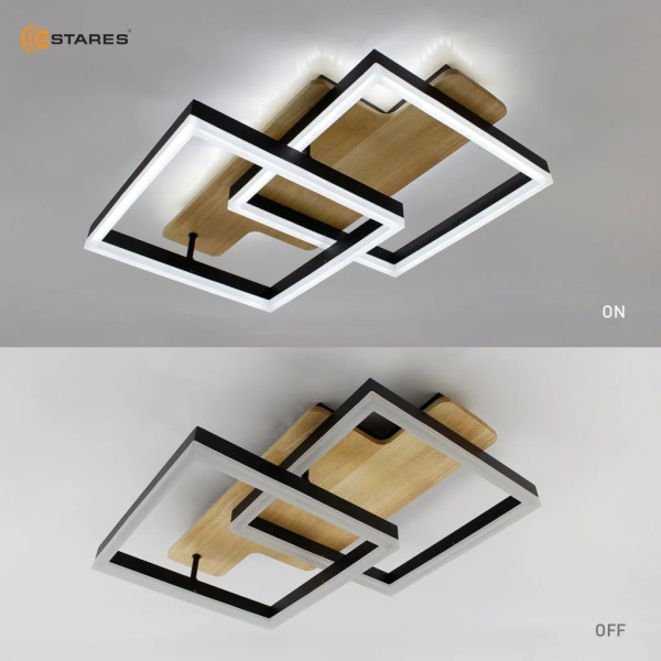 купить Светильник потолочный (люстра) свд 120Вт 3000-6500К 12000лм черный пульт диммер в Тольятти Светильник потолочный (люстра) свд 120Вт 3000-6500К 12000лм черный пульт диммер