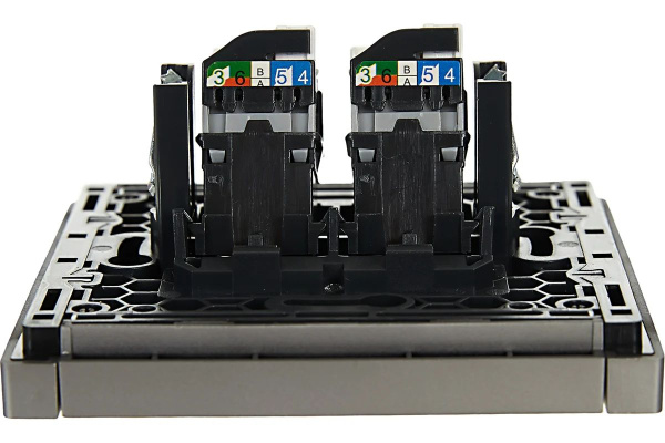 купить Фортепиано сталь механизм RJ45 2x8(8) скрытая 2-ая Cat5e в Тольятти Фортепиано сталь механизм RJ45 2x8(8) скрытая 2-ая Cat5e