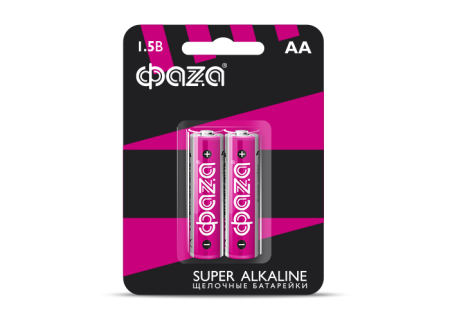 купить Батарейка AA(пальчик) алкалиновая BL2 ФАZA Super в Тольятти Батарейка AA(пальчик) алкалиновая BL2 ФАZA Super