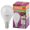 Лампа шар свд Е14 7,5Вт 4000К 806лм P45 матовый Osram АБ комплект 10шт