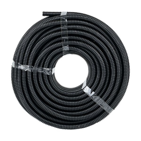 купить Труба гофра 16мм ПНД легкая 100м EKF черный в Тольятти Труба гофра 16мм ПНД легкая 100м EKF черный