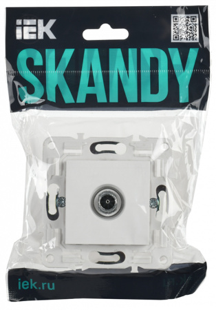 купить SKANDY Роз. TV оконечная SK-A12W арк. бел. IEK в Тольятти SKANDY Роз. TV оконечная SK-A12W арк. бел. IEK