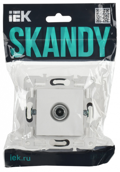 купить SKANDY Роз. TV оконечная SK-A12W арк. бел. IEK в Тольятти SKANDY Роз. TV оконечная SK-A12W арк. бел. IEK