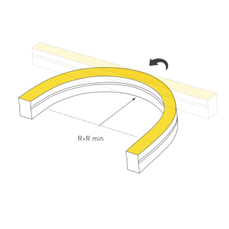 Лента герметичная MOONLIGHT-SIDE-A140-12x17mm 24V Day4000 (9.6 W/m, IP67, 5m, wire x2) (Arlight, Выв