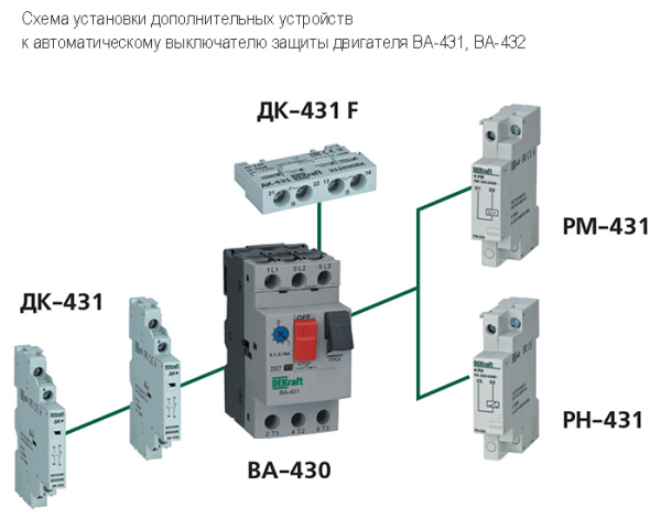 Автомат защиты двигателя 1-1,6А ВА-431 Schneider Electric