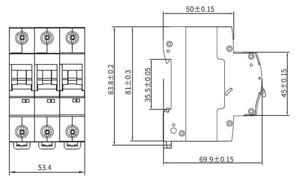 купить Автомат 3Р 6А C 4,5кА MD63S DKC YON max  в Тольятти Автомат 3Р 6А C 4,5кА MD63S DKC YON max