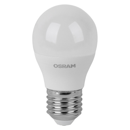 купить Лампа шар свд Е27 10Вт 3000К 800лм P45 матовый Osram LED Value black в Тольятти Лампа шар свд Е27 10Вт 3000К 800лм P45 матовый Osram LED Value black