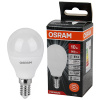 купить Лампа шар свд Е14 10Вт 4000К 800лм P45 матовый Osram LED Value black в Тольятти Лампа шар свд Е14 10Вт 4000К 800лм P45 матовый Osram LED Value black