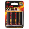 купить Батарейка D(R20,LR20) алкалиновая BL2 Kodak Max в Тольятти Батарейка D(R20,LR20) алкалиновая BL2 Kodak Max