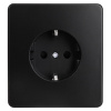 купить MIELE ROUND Розетка 1-ая с/з с/у, со шторками 16А черная KRANZ в Тольятти MIELE ROUND Розетка 1-ая с/з с/у, со шторками 16А черная KRANZ