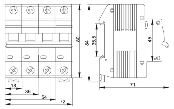 купить Автомат 1Р 4А C 6кА ВА47-60М IEK KARAT в Тольятти Автомат 1Р 4А C 6кА ВА47-60М IEK KARAT