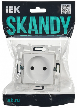 купить SKANDY Роз. без з/к/ш 10А SK-R02W арк. бел. IEK в Тольятти SKANDY Роз. без з/к/ш 10А SK-R02W арк. бел. IEK