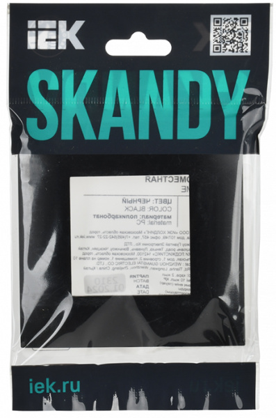 купить SKANDY Рамка 1-мест. SK-F01Bl черн. IEK в Тольятти SKANDY Рамка 1-мест. SK-F01Bl черн. IEK
