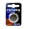купить Батарейка дисковая CR2430 BL1 Renata  в Тольятти Батарейка дисковая CR2430 BL1 Renata