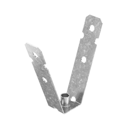 Крепление к потолку и профнастилу 100 мм М8, толщ. 1,5 мм, Сендзимир цинк