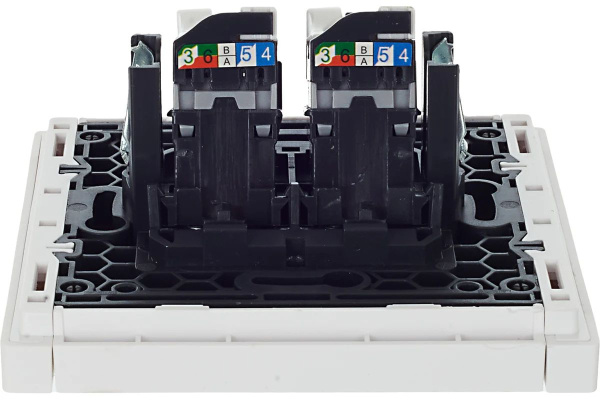 купить Фортепиано белый механизм RJ45 2x8(8) скрытая 2-ая кат.5е в Тольятти Фортепиано белый механизм RJ45 2x8(8) скрытая 2-ая кат.5е