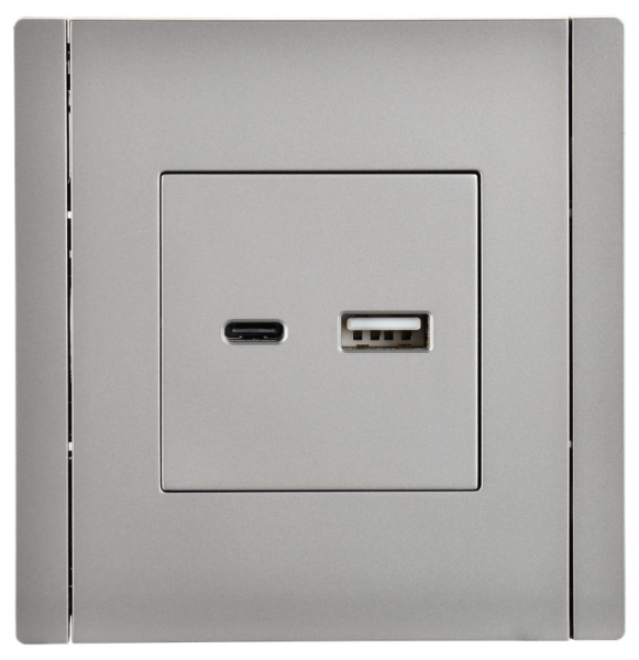 купить Фортепиано сталь механизм USB A+C скрытая 2-ая 18Вт в Тольятти Фортепиано сталь механизм USB A+C скрытая 2-ая 18Вт