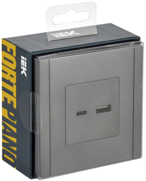 купить Фортепиано сталь механизм USB A+C скрытая 2-ая 18Вт в Тольятти Фортепиано сталь механизм USB A+C скрытая 2-ая 18Вт