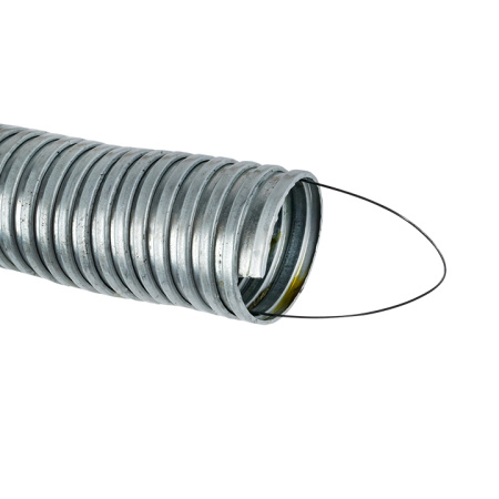 купить Металлорукав 38мм сталь IP00 Р3-ЦХ с протяжкой EKF 25м в Тольятти Металлорукав 38мм сталь IP00 Р3-ЦХ с протяжкой EKF 25м