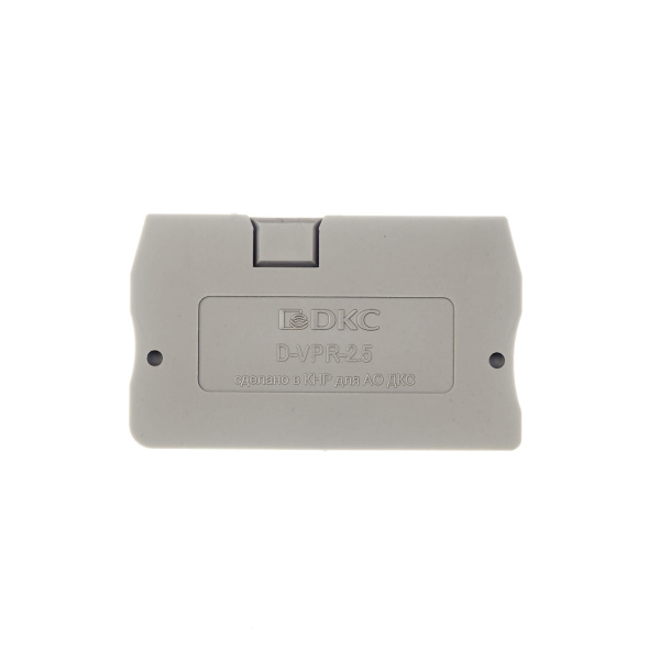 купить Изолятор торцевой для клемм VPR-2.5 DKC в Тольятти Изолятор торцевой для клемм VPR-2.5 DKC